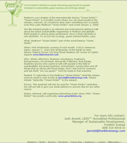 Green Drinks